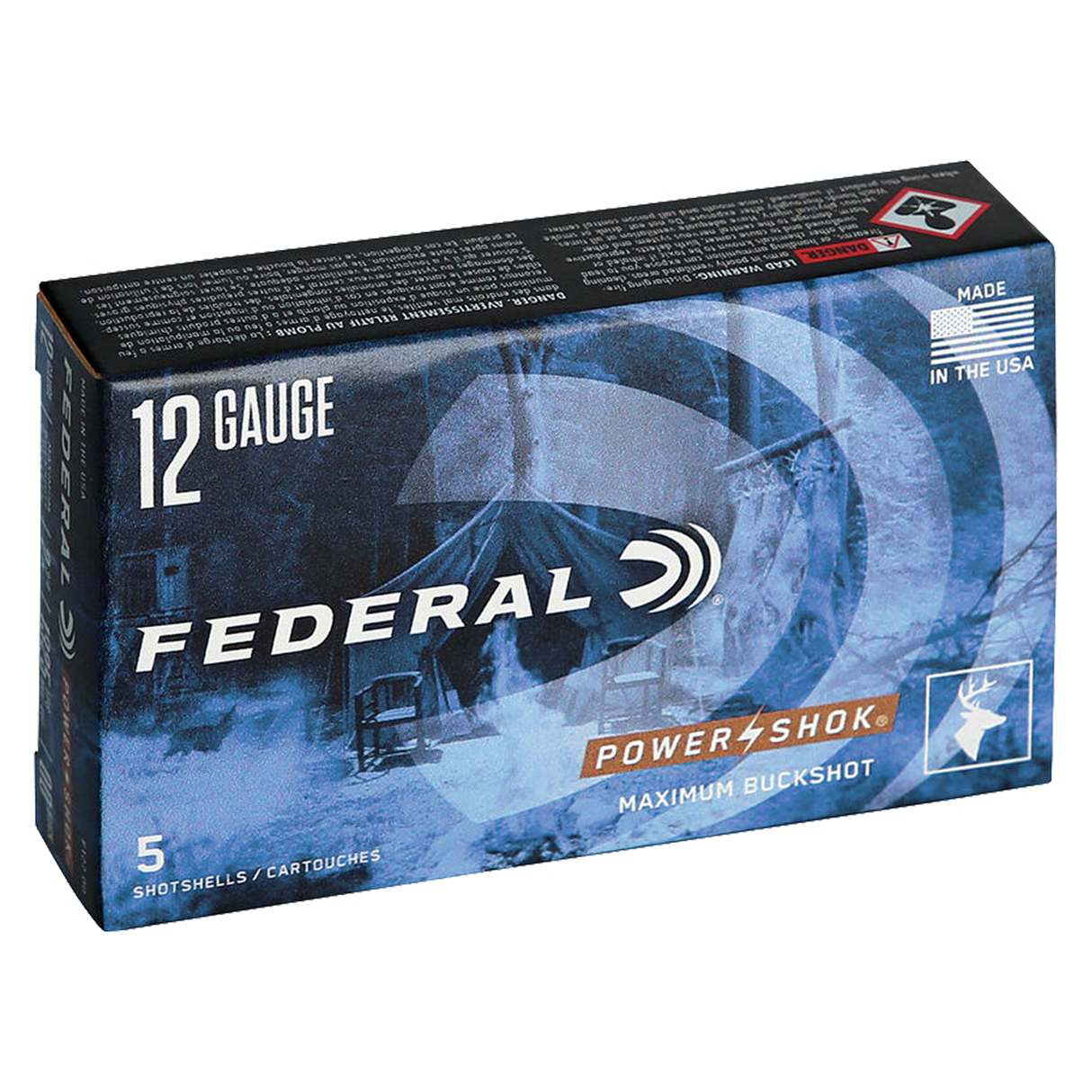 Federal Schrotmunition Classic 12/70 Power Shok Buck Shot