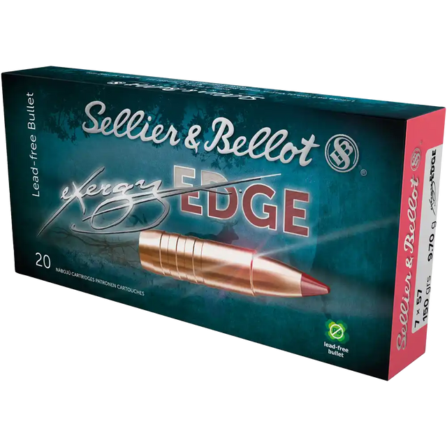 S&B Büchsenmunition Edge 7 x 57 9,70g Edge eXergy Edge