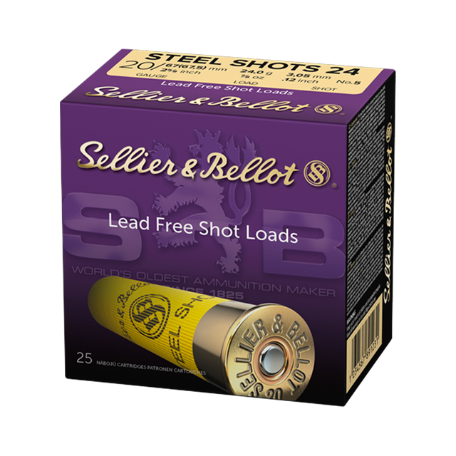 S&B Schrotmunition 20/67,5 24,00g 3,30mm Steel