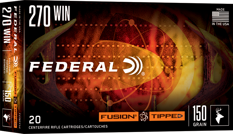 Federal Büchsenmunition .270 Win. 9,70g Tipped Fusion