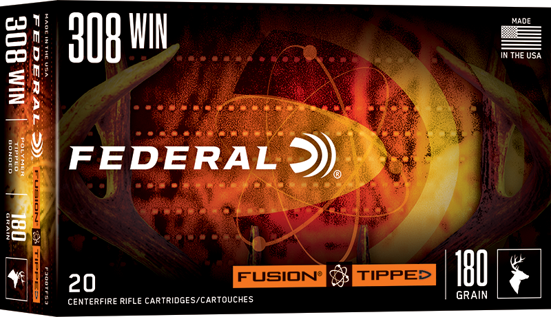 Federal Büchsenmunition .308 Win. 11,70g Tipped Fusion