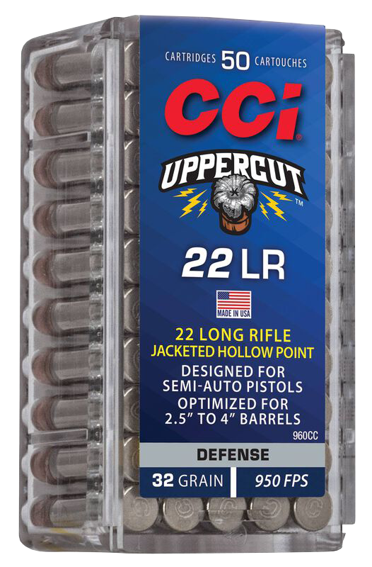 CCI Kleinkalibermunition .22 LR 2,10g Hollow Point Plated Uppercut