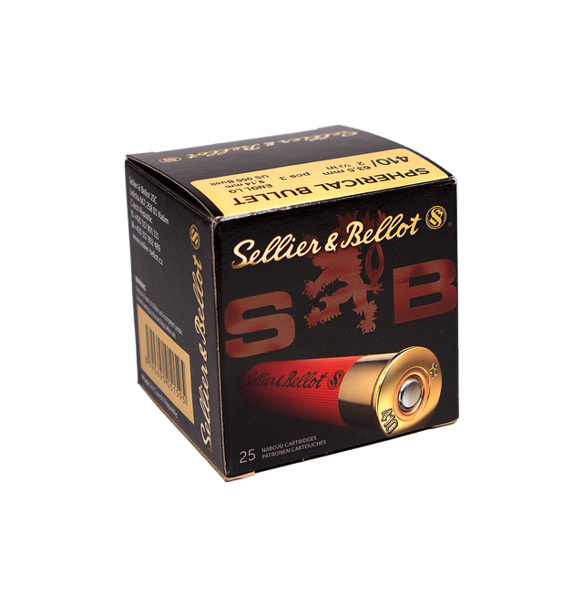 S&B Schrotmunition 410/63,5 9,14mm Spherical Bullet
