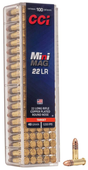 CCI Kleinkalibermunition .22 LR 2,60g Segmented Hollow Point Mini Mag