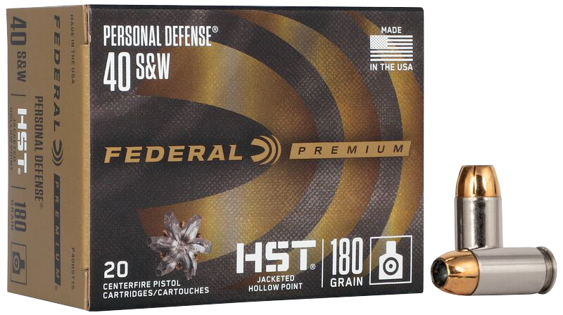 Federal Pistolenmunition .40 S&W 11,70g Jacketed Hollow Point HST