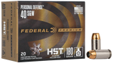 Federal Pistolenmunition .40 S&W 11,70g Jacketed Hollow Point HST