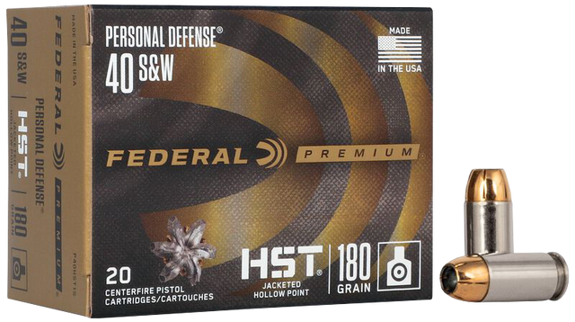 Federal Pistolenmunition .40 S&W 11,70g Jacketed Hollow Point HST