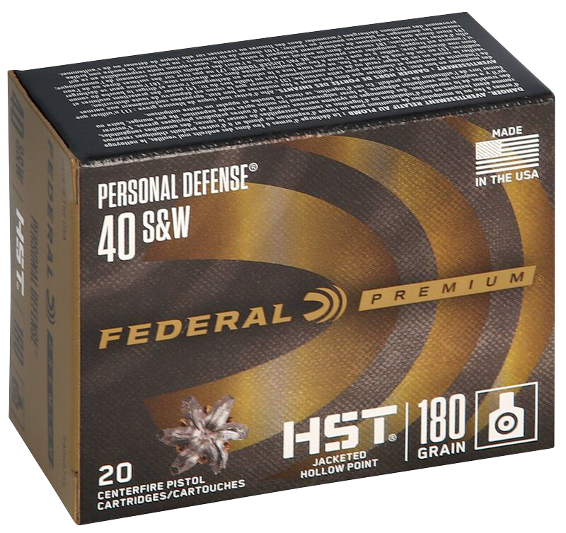 Federal Pistolenmunition .40 S&W 11,70g Jacketed Hollow Point HST