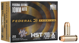 Federal Pistolenmunition Premium 10 mm Auto 12,96g Jacketed Hollow Point HST Personal Defense