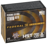 Federal Pistolenmunition Premium 10 mm Auto 12,96g Jacketed Hollow Point HST Personal Defense