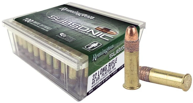 Remington Kleinkalibermunition .22 LR 2,60g Copper Plated Hollow Point Subsonic