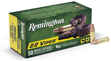 Remington Kleinkalibermunition .22 LR 2,30g Plated Truncated Cone Solid Viper Hyper Velocity