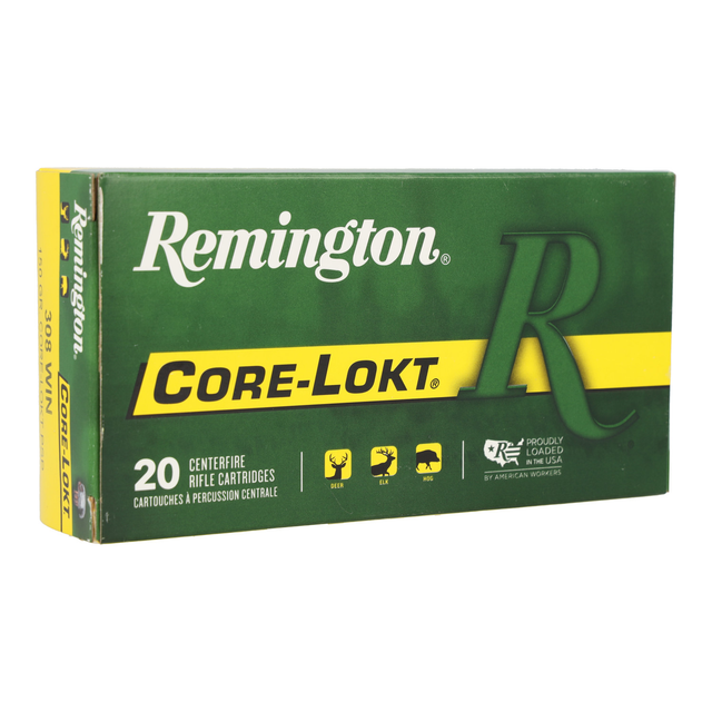 Remington Büchsenmunition .308 Win. 9,70g Pointed Soft Point Core Lokt Core-Lokt
