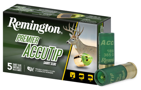 Remington Schrotmunition Premium 12/70 Premir Accutip Sabot Slug Loads 385PPT