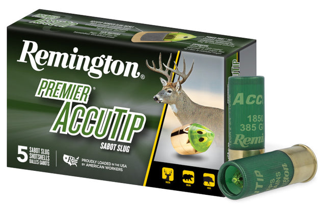 Remington Schrotmunition Premium 12/70 Premir Accutip Sabot Slug Loads 385PPT