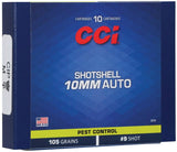 CCI Schrotmunition 10 mm Auto Shotshell 2,00mm Pest Control
