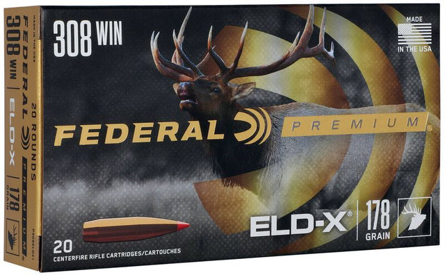 Federal Büchsenmunition Premium .308 Win. 11,5g ELD-X