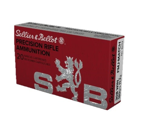 S&B Büchsenmunition .308 Win. 11,70g Full Metal Jacket Match