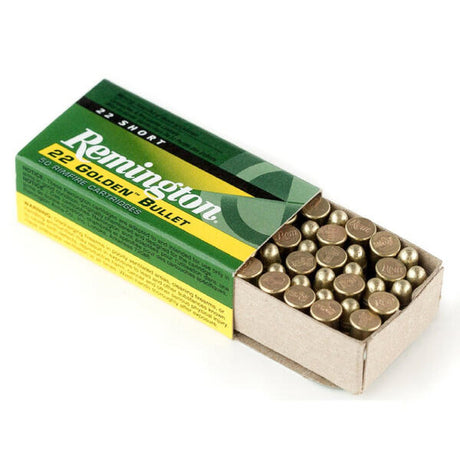 Remington Kleinkalibermunition .22 Short 1,90g Round Nose Golden Bullet a 100 Schuss/Pkg