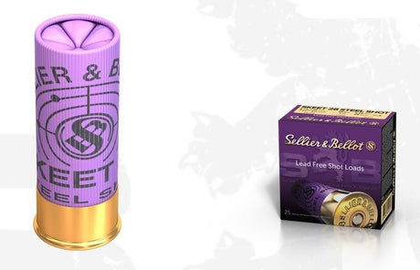 S&B Schrotmunition 12/70 28,00g Skeet Steel Shot, 2,29mm