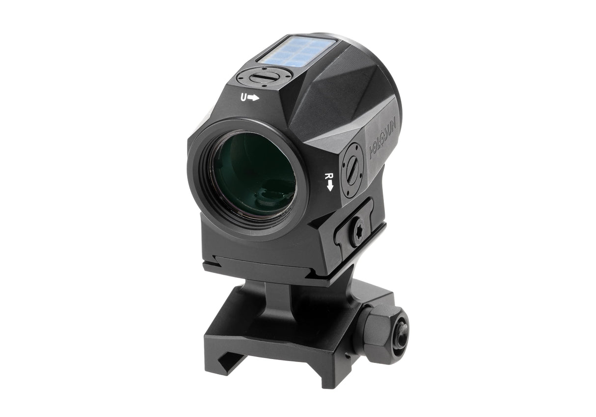 Solar Charging Rifle Sight Red Circle Dot