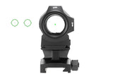 Solar Charging Rifle Sight Green Circle Dot