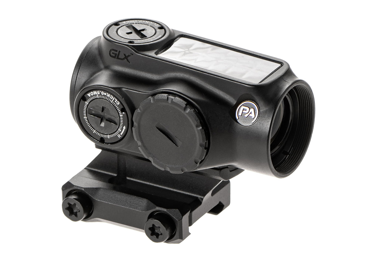 GLx MD-21S Push Button 21mm Microdot with AutoLive ACSS-CQB Red Dot Reticle