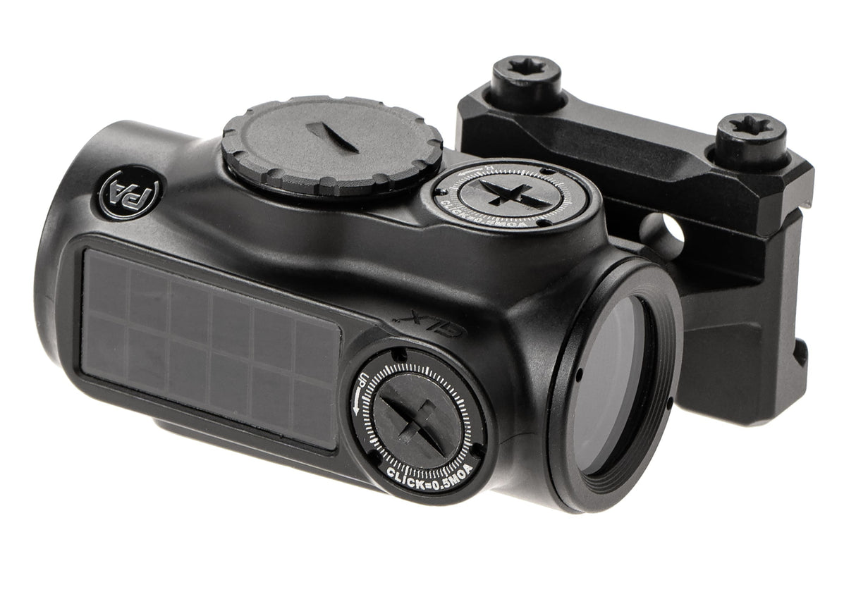 GLx MD-21S Push Button 21mm Microdot with AutoLive ACSS-CQB Red Dot Reticle