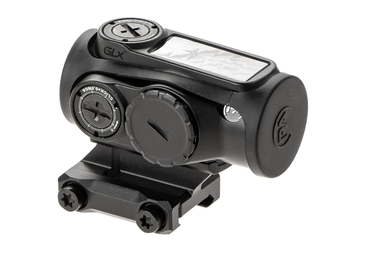 GLx MD-21S Push Button 21mm Microdot with AutoLive ACSS-CQB Red Dot Reticle
