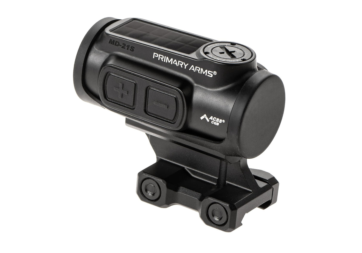 GLx MD-21S Push Button 21mm Microdot with AutoLive ACSS-CQB Red Dot Reticle