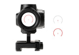 GLx MD-21S Push Button 21mm Microdot with AutoLive ACSS-CQB Red Dot Reticle