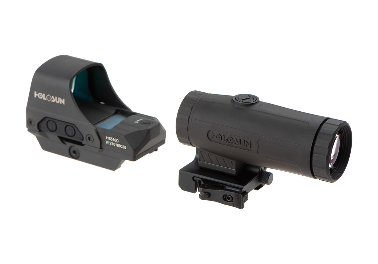 HS510C Solar Red Circle Dot Sight Combo with HM3X