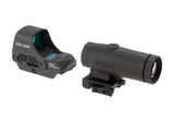 HS510C Solar Red Circle Dot Sight Combo with HM3X