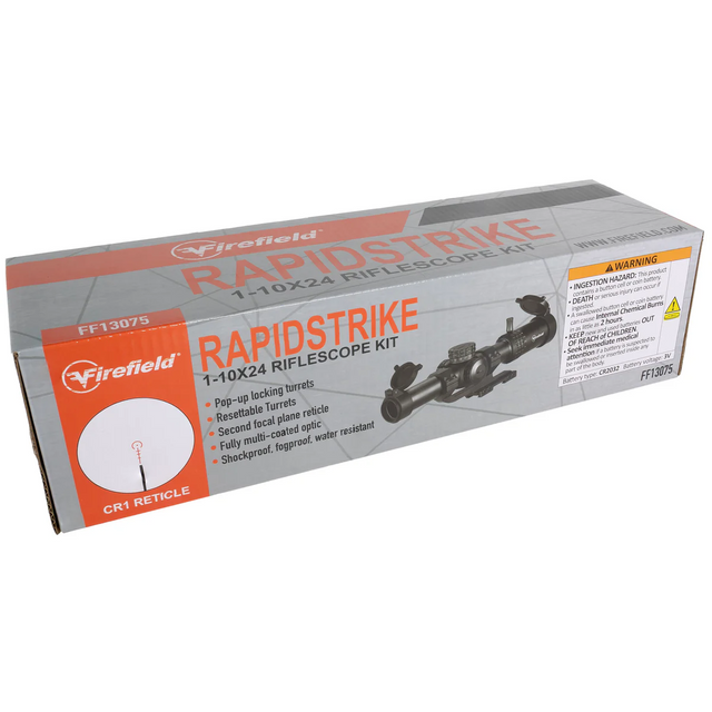 Firefield RapidStrike 1-10x24 SFP Riflescope Kit