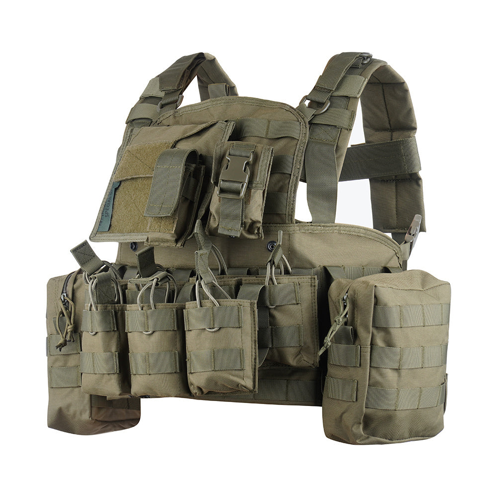 101 Inc. - Chest Rig Operator Taktische Weste - Grün - LQ14121