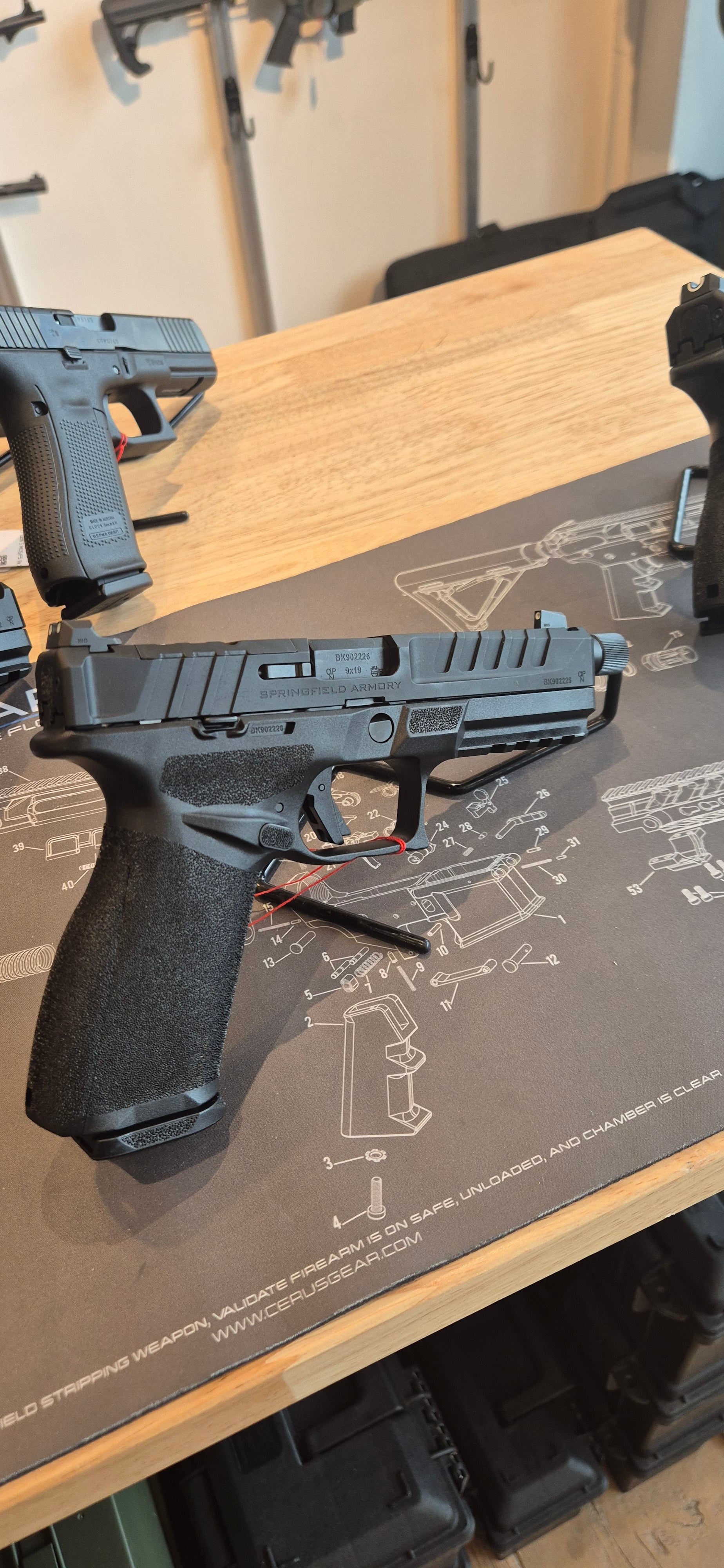 Springfield Echelon 4,5 3 Dot Laufgewinde 1/2x28