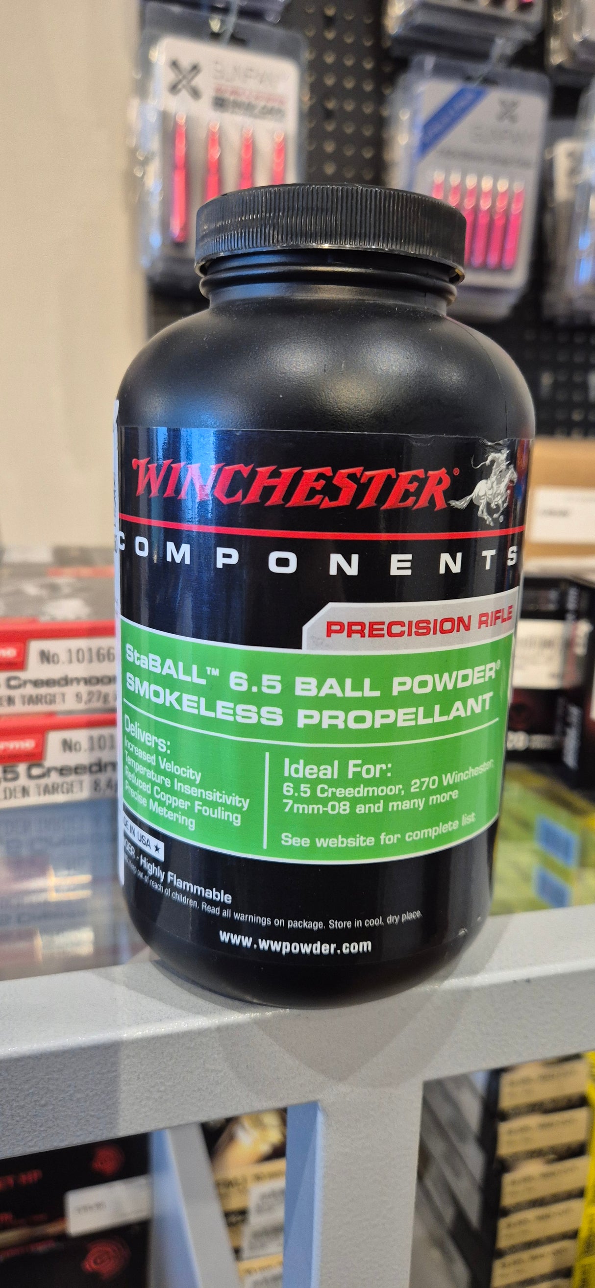 Winchester Staball 6,5 Ball Powder 0,454 Kg