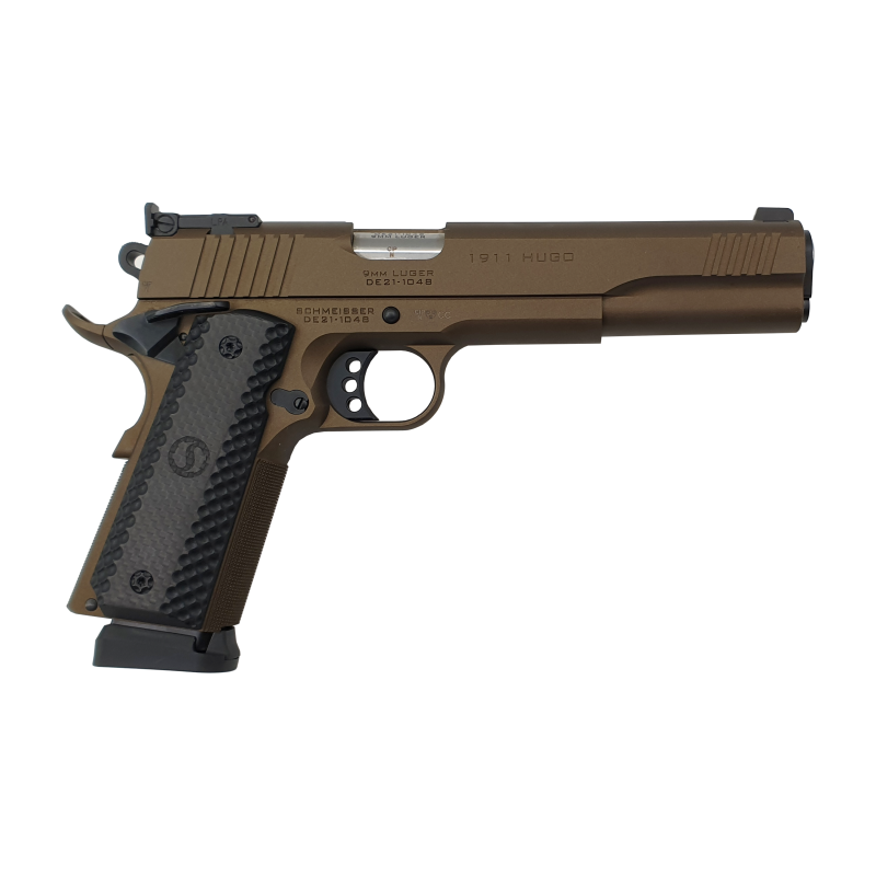 SCHMEISSER 1911 HUGO 9 MM 6" BRONZE