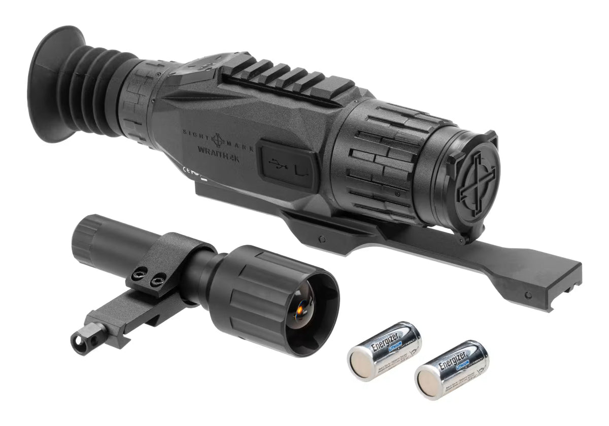 Sightmark Wraith 4K 2-16x32 Digital Night Vision Riflescope & Long Mount