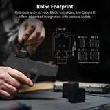 Olight Osight S Multi Reticle Reflex Sight 2 MOA Dot & 32 MOA Circle - Black – Bild 5