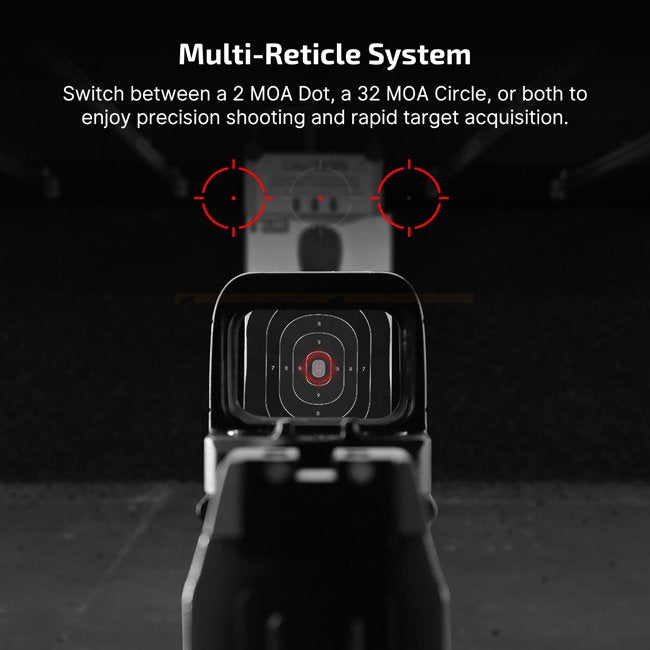 Olight Osight S Multi Reticle Reflex Sight 2 MOA Dot & 32 MOA Circle - Olive – Bild 2