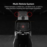 Olight Osight S Multi Reticle Reflex Sight 2 MOA Dot & 32 MOA Circle - Olive – Bild 2