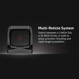 Olight Osight X Multi Reticle Reflex Sight 3 MOA Dot & 32 MOA Circle - Black – Bild 6