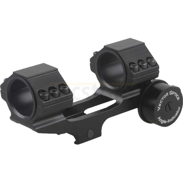 Vector Optics 30mm One-Piece Mount & Angle Indicator - Black