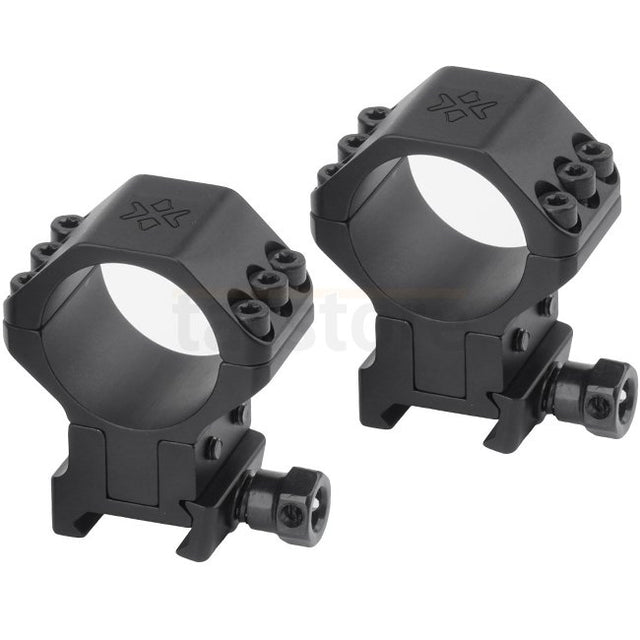 Vector Optics X-ACCU 30mm Adjustable Elevation Picatinny Rings - Black