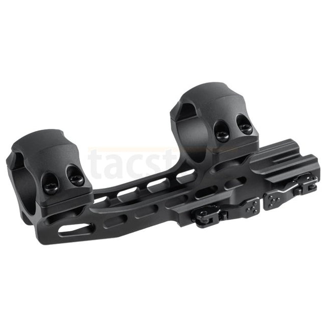 Leapers Accu-Sync 30mm QR Cantilever Mount 70mm Offset 20MOA - Black