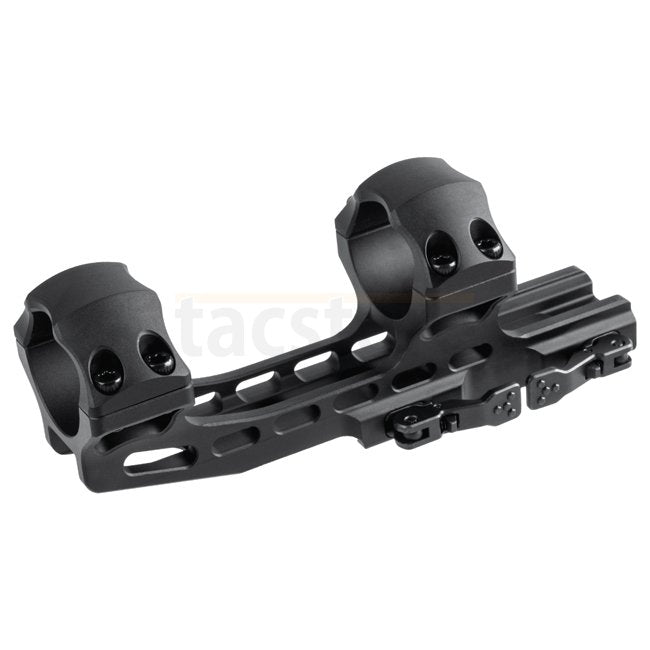 Leapers Accu-Sync 30mm QR Cantilever Mount 70mm Offset 40MOA - Black