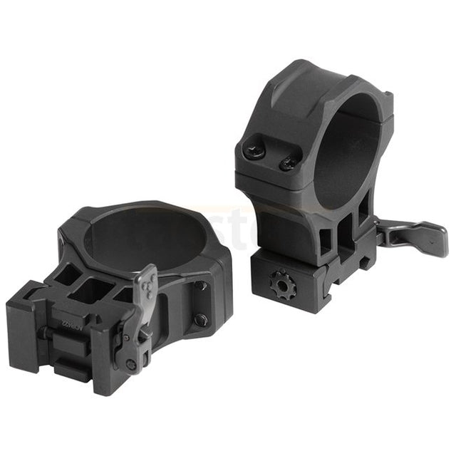 Leapers Accu-Sync 34mm QR Picatinny Scope Rings X-High Profile - Black
