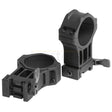 Leapers Accu-Sync 34mm QR Picatinny Scope Rings 2X-High Profile - Black