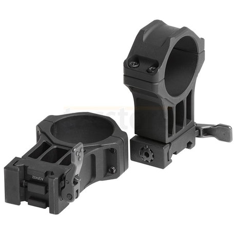 Leapers Accu-Sync 34mm QR Picatinny Scope Rings 2X-High Profile - Black